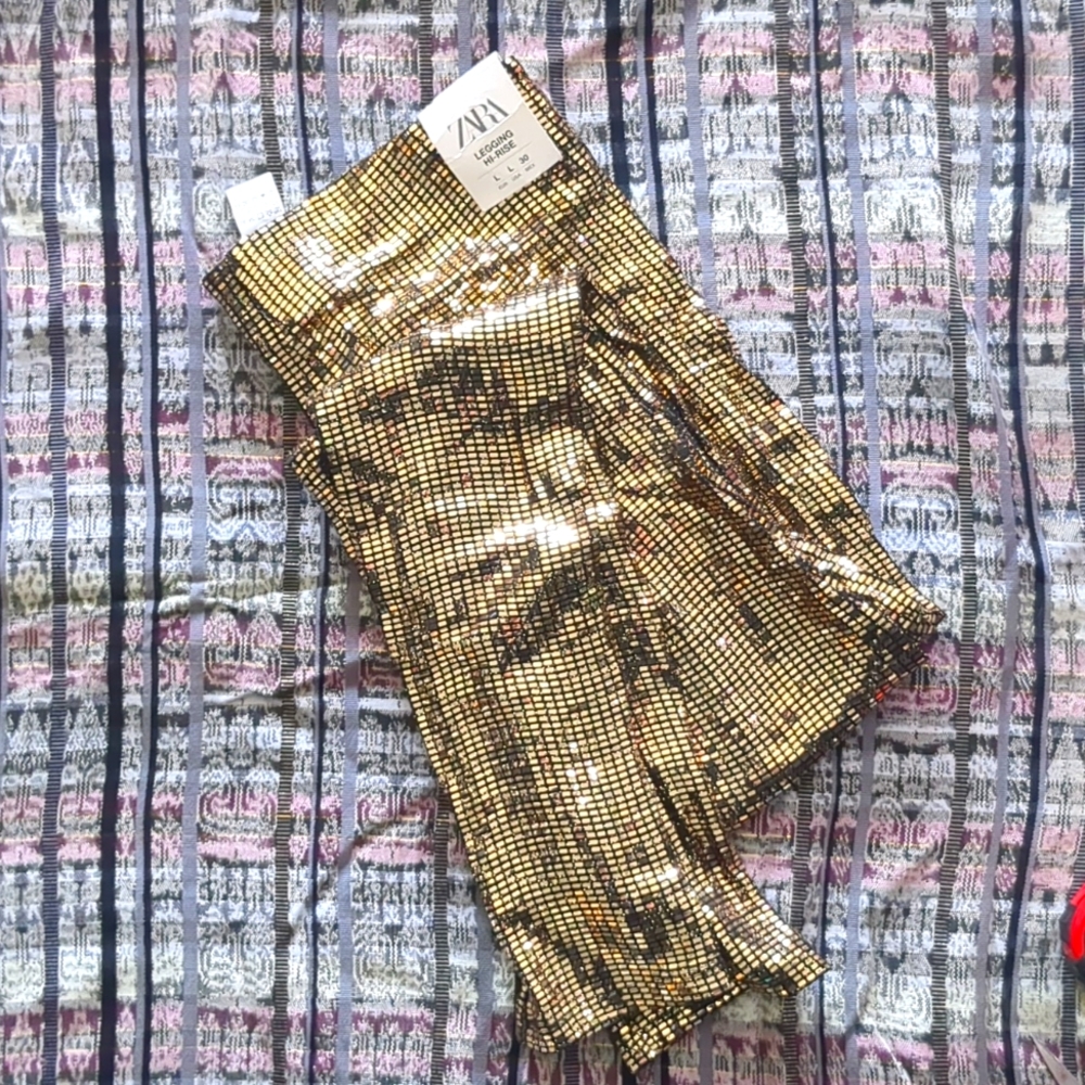 Zara Sequined Leggings